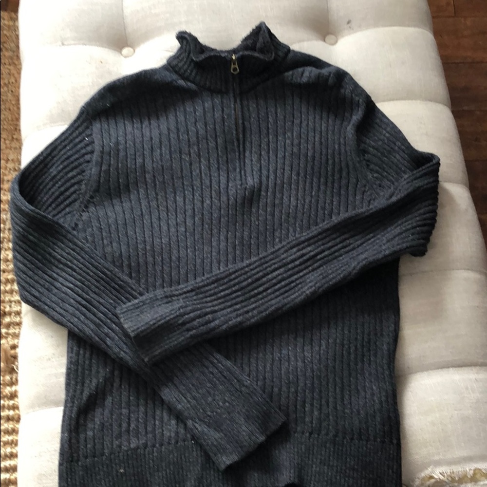 Field & Stream Ribbed 1/4 Zip Pullover L